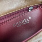 Chanel cf Square Fat 1115 sheepskin leather orange size: 18*14*7cm - Image 3