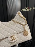 Chanel HOBO bag Oil wax leather white 3690 size: 22*20cm - Image 2