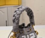 FENDI mini bucket bag 0189 Grey - Image 7
