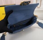 FENDI Baguette F embroidery Light Blue shoulderbag F2029 Size: 26*5*15CM - Image 6