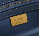 FENDI Baguette F embroidery Light Blue shoulderbag F2029 Size: 26*5*15CM - Image 9