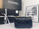Chanel 2023 new CF Black gold bag size: 21*13cm - Image 5