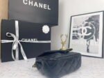 Chanel 2023 new CF Black gold bag size: 21*13cm - Image 7