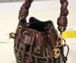 FENDI mini bucket bag 0189 Brown - Image 8