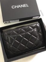 Chanel sheepskin wallet with gold and sliver hardware 50073 size: 15*10cm - Image 13