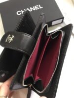 Chanel sheepskin wallet with gold and sliver hardware 50073 size: 15*10cm - Image 18