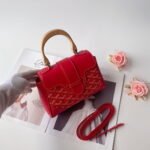 Goyard mini Saigon Red Saddle bag Size:22*8*15cm - Image 2