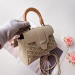 Goyard mini Saigon Cream White Saddle bag Size:22*8*15cm - Image 7