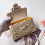 Goyard mini Saigon Cream White Saddle bag Size:22*8*15cm - Image 8