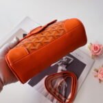 Goyard mini Saigon Orange Saddle bag Size:22*8*15cm - Image 3