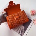 Goyard mini Saigon Orange Saddle bag Size:22*8*15cm - Image 4