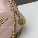 CHANEL Pearl garbage bag pink size: 23*28*22*7cm - Image 8
