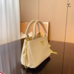 Prada Flou canvas handbag 4 colors size: 22*12*14cm - Image 3