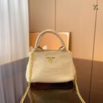 Prada Flou canvas handbag 4 colors size: 22*12*14cm