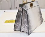 FENDI Peekaboo Crocodile Leather gold hardware 23ss 335 Size: 20*15cm - Image 4
