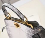 FENDI Peekaboo Crocodile Leather gold hardware 23ss 335 Size: 20*15cm - Image 5