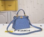 FENDI Peekaboo Blue 23ss 335 Size: 20*15cm - Image 2