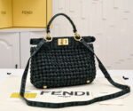 FENDI peekaboo knit Classic handbag 0363 Size: 23*7*18cm - Image 5