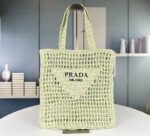 Prada Raffia fiber tote bag 7 colors 1BG393 size: 38*36*3cm - Image 6