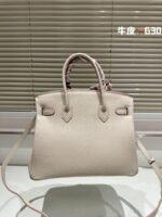 Hermès Birkin Togo Calf Gold Hardware Cream White size: 30????????/ 25???????? - Image 2
