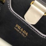 Prada Panier Plain cowhide Bucket bag white size: 15*16*9.5cm - Image 3