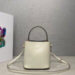 Prada Panier Plain cowhide Bucket bag white size: 15*16*9.5cm - Image 4