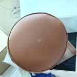 CELINE Mini jacquard stripe fabric cow leather bucket bag with little wallet Size:23*25*23CM - Image 8