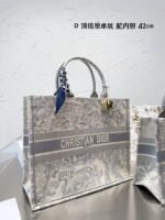 Dior Jacquard pattern Book Tote bag 3 size: 26cm/36cm/42cm - Image 5