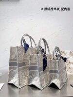 Dior Jacquard pattern Book Tote bag 3 size: 26cm/36cm/42cm - Image 3