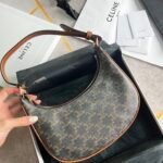 CELINE presbycia cowhide underarm bag size: 23*19*7cm