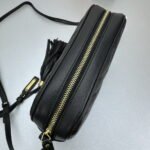 YSL MONOGRAM SAINT LAURENT LOU quilted leather camera bag black with gold hardware 520534 size: 23*16*6CM - Image 3