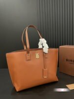 Burberry tote Shopping bag black brown size: 34*26cm - Image 2
