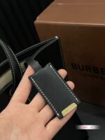 Burberry tote Shopping bag black brown size: 34*26cm - Image 5