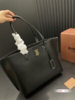 Burberry tote Shopping bag black brown size: 34*26cm - Image 6