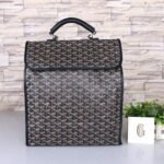 Goyard Backpack Black Collapsible shoulder strap detachable size: 32*14*37cm