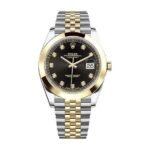 Rolex Datejust Black Diamond Dial Steel Yellow Gold 126303BKDJ Jubilee - Image 5