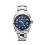 Rolex Datejust Blue Dial Steel - Image 4