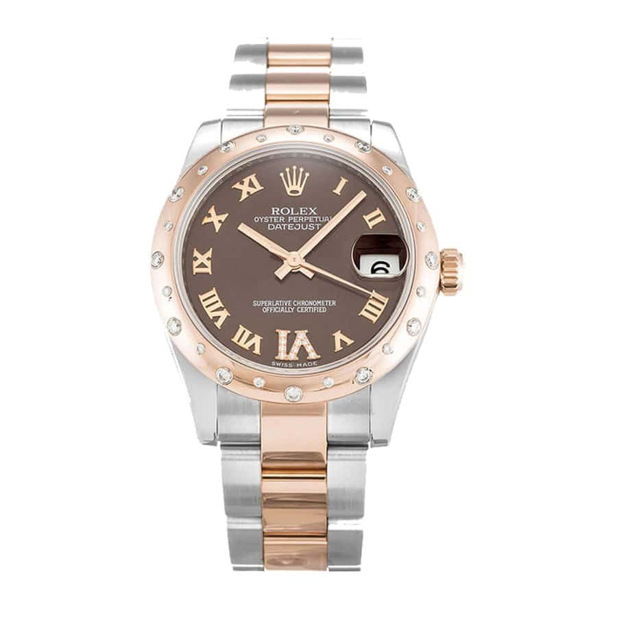 rolex-datejust-chocolate-roman-numeral-diamond.jpg Rolex 178341 - Image 1