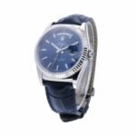 Rolex Day-Date 118139-0004 V5 Stainless Steel Blue Dial - Image 2