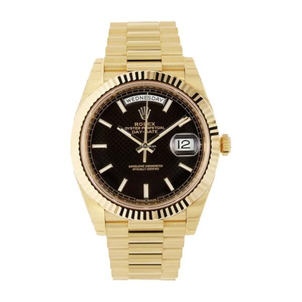 rolex-day-date-40mm-228235-600x600-1.jpg Rolex Day-Date Gold Black 228235 EW - Image 1