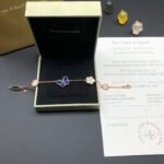 Van Cleef & Arpels Five-Flower Butterfly Bracelet - Image 8