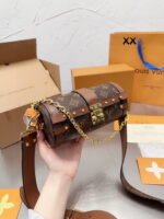 Louis Vuitton / LV prefall papillon trunk monogram round flip latch design crossbody bag - Image 3