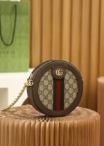 GUCCI / GG OPHIDIA GG Round bag size: 18*18*4.5cm - Image 2